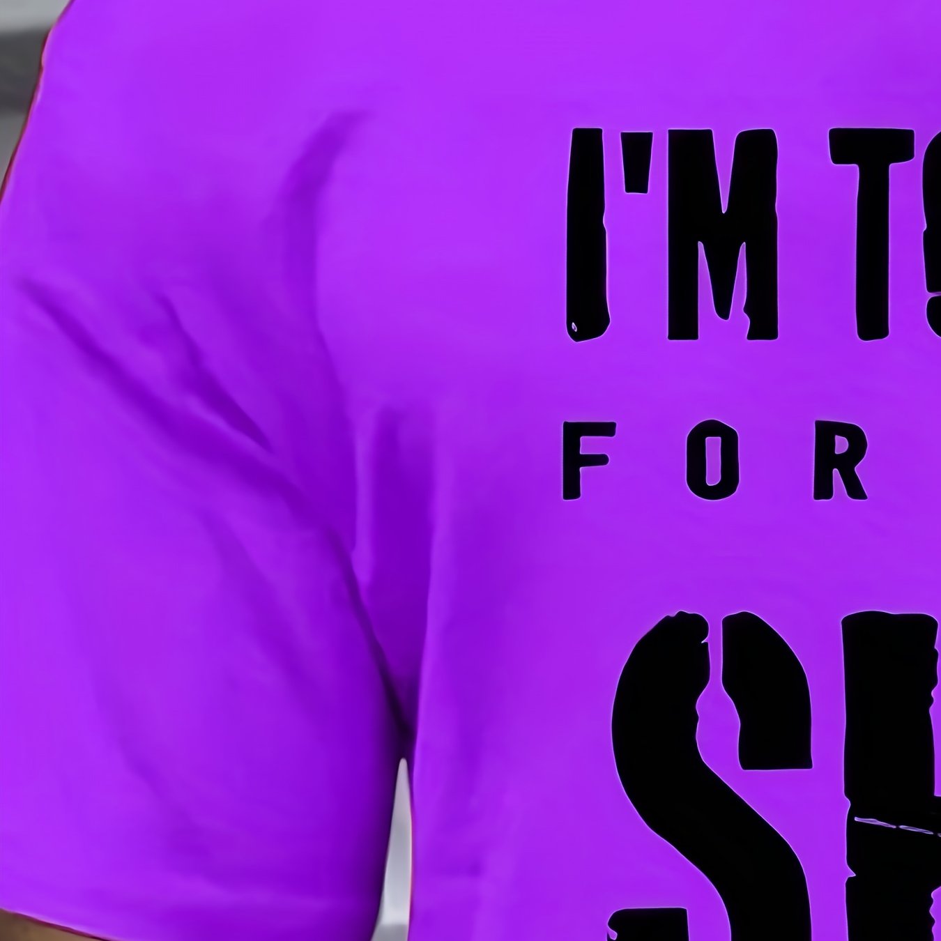 I´m too old for this shit tröja i häftiga färger