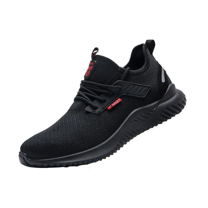 Men's Safety Shoes with Steel Toe, Lightweight & Slip-Resistant
