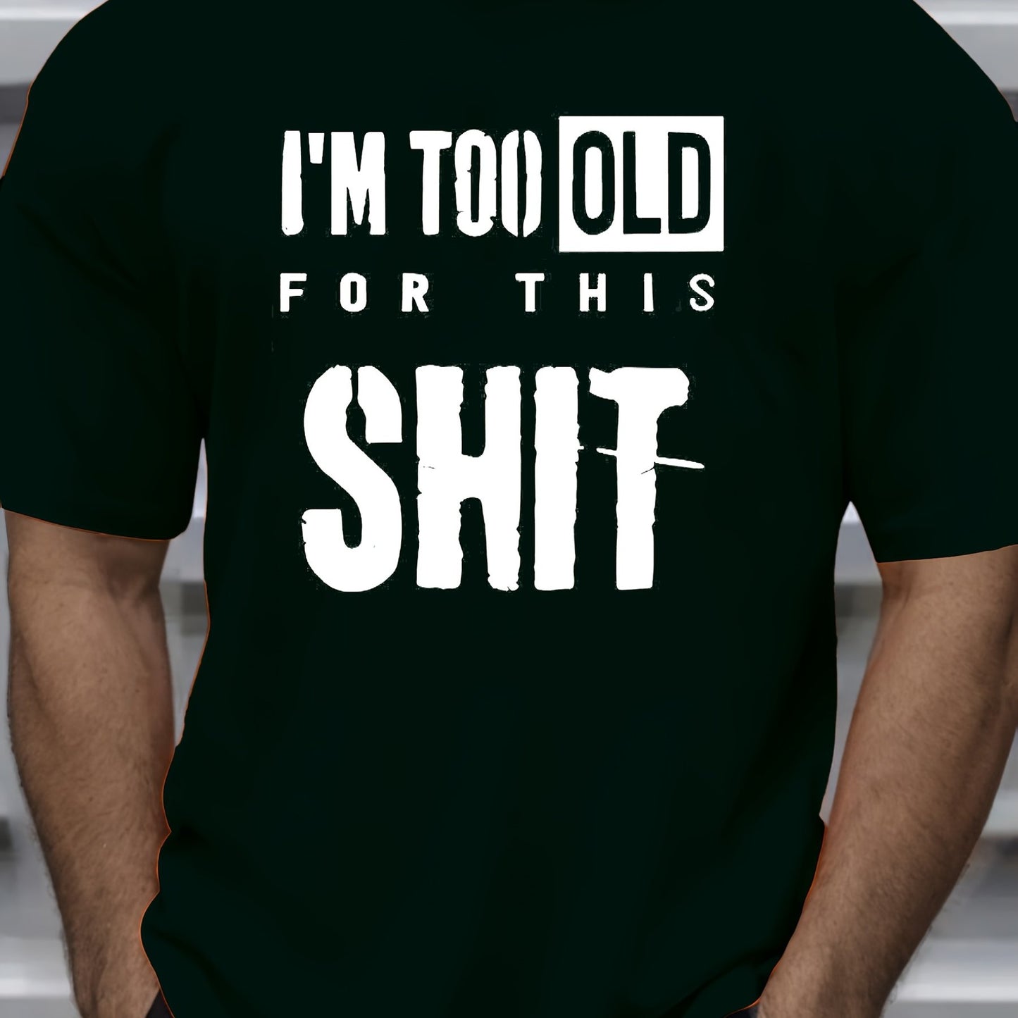 I´m too old for this shit tröja i häftiga färger