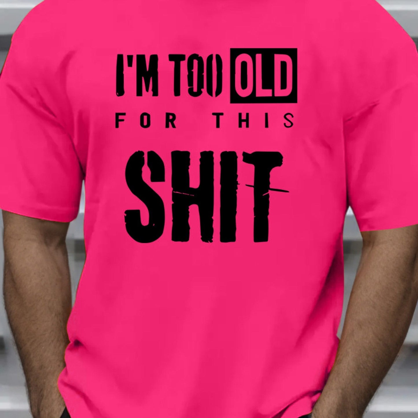 I´m too old for this shit tröja i häftiga färger