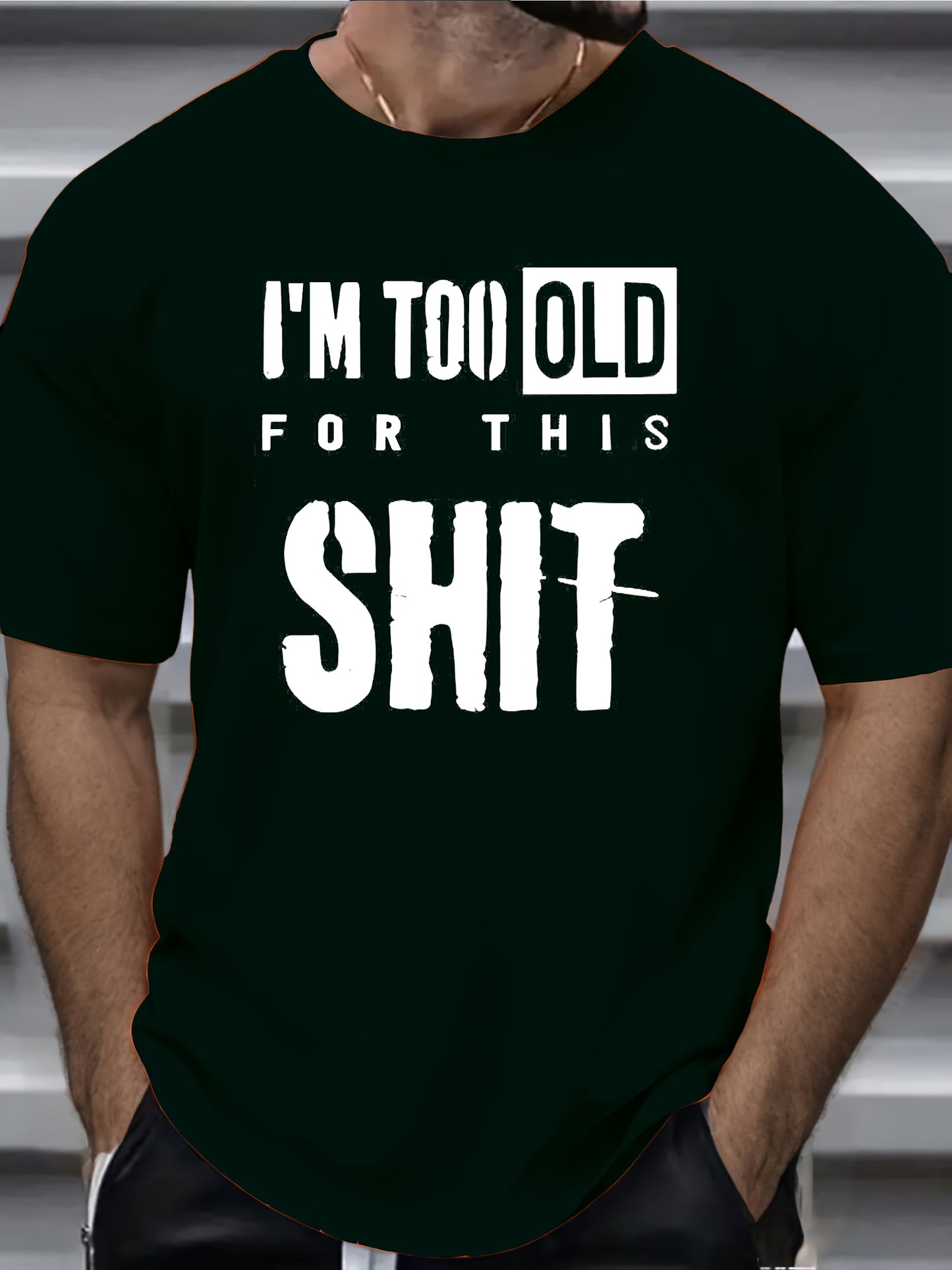 I´m too old for this shit tröja i häftiga färger