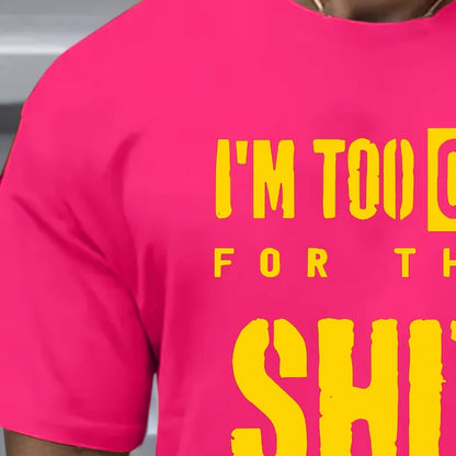 I´m too old for this shit tröja i häftiga färger