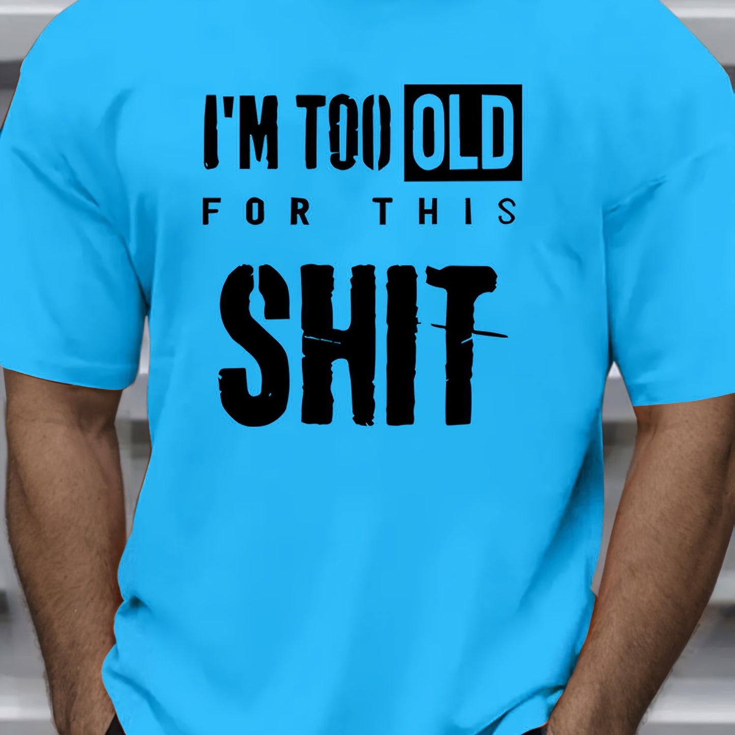 I´m too old for this shit tröja i häftiga färger