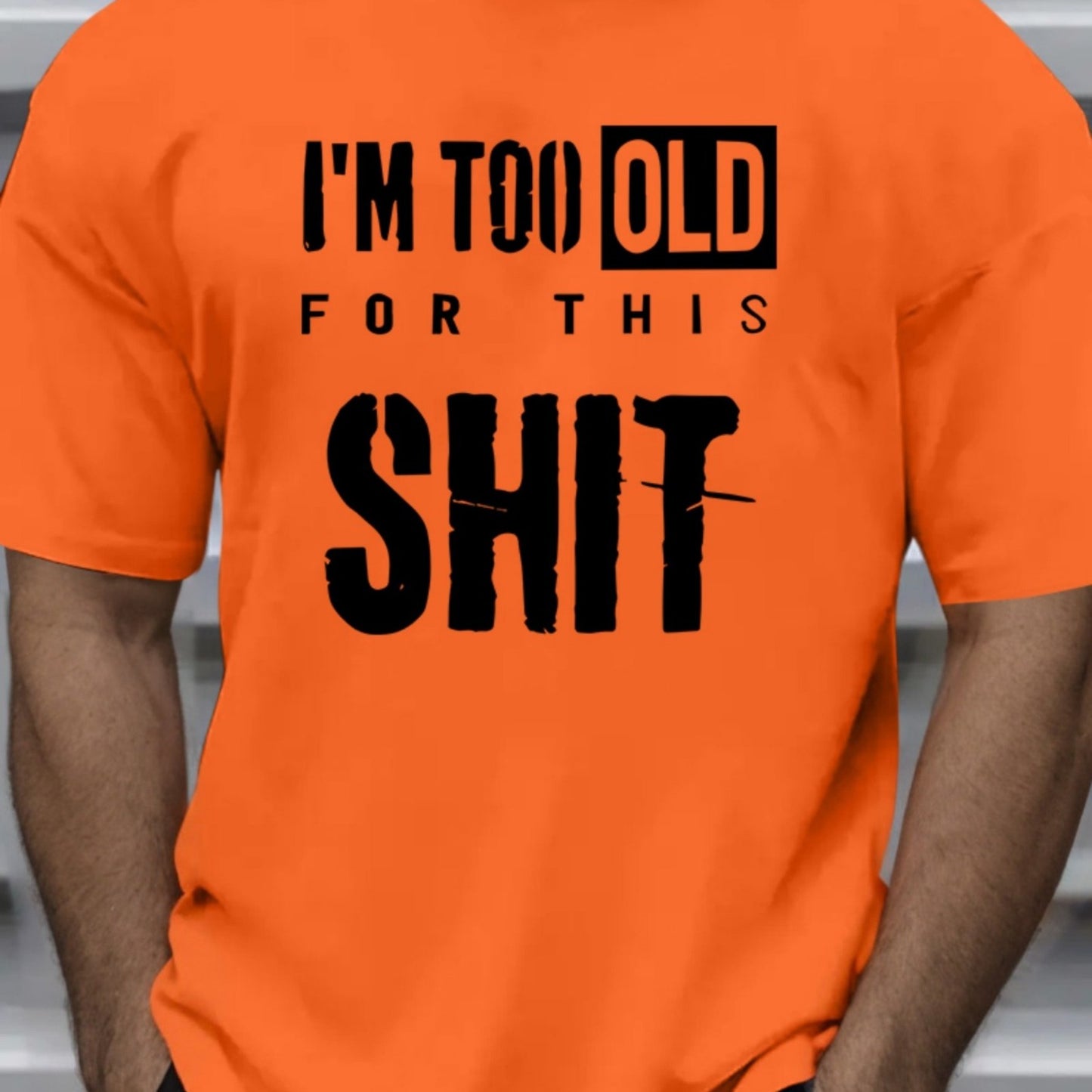 I´m too old for this shit tröja i häftiga färger