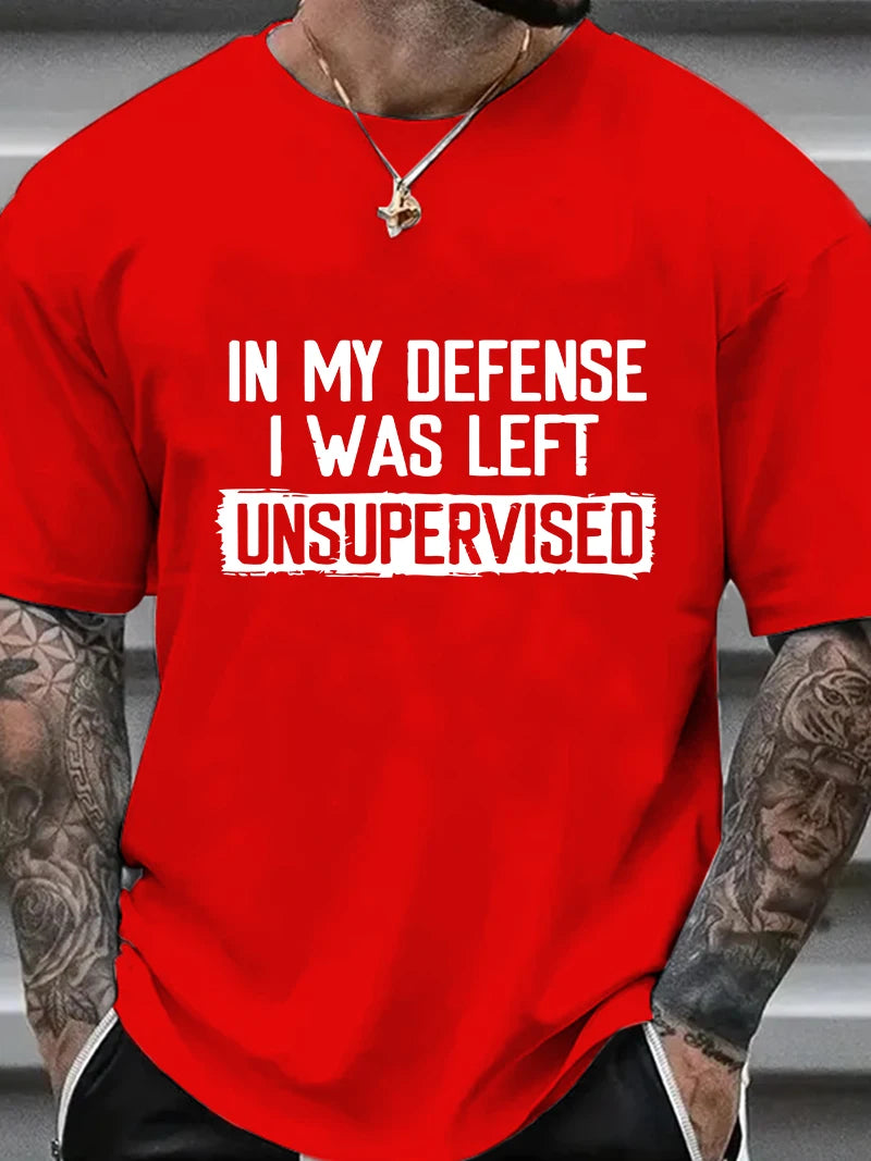 Lämnad utan tillsyn. Rolig tröja