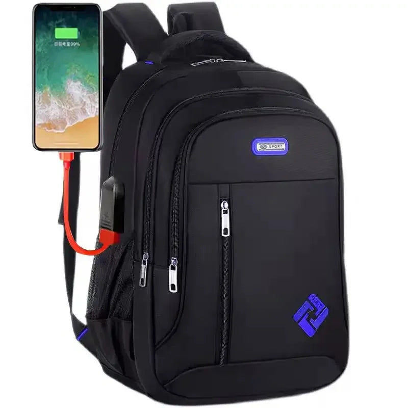 Ryggsäck, Vattentät med USB port för laddning