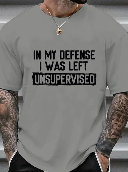 Lämnad utan tillsyn. Rolig tröja