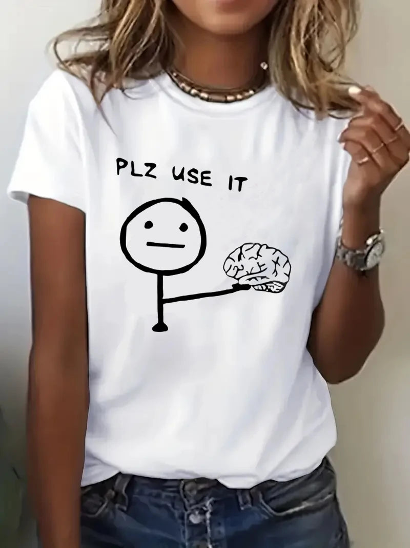 Rolig T-Shirt för kvinnor