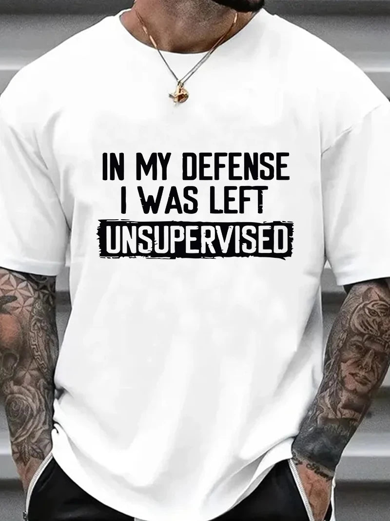 Lämnad utan tillsyn. Rolig tröja