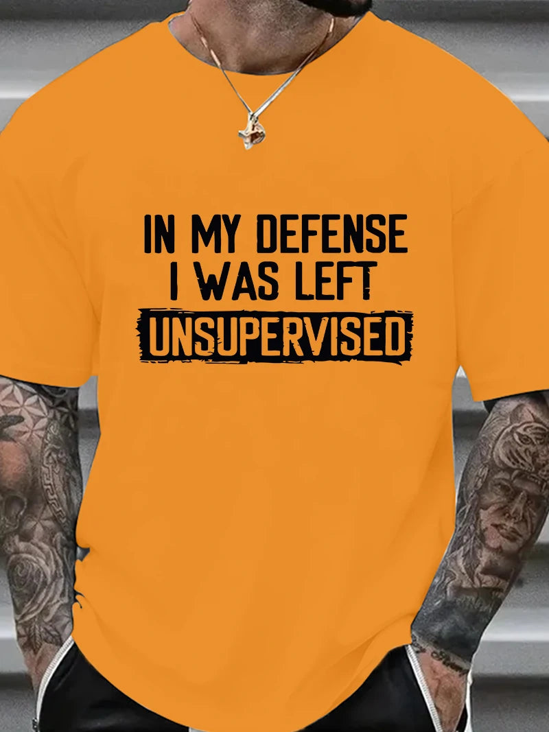 Lämnad utan tillsyn. Rolig tröja