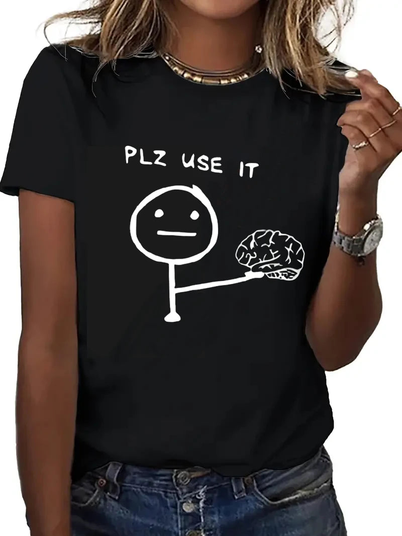 Rolig T-Shirt för kvinnor