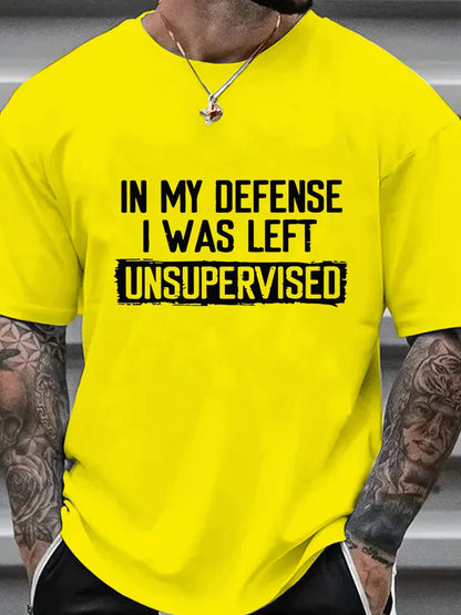 Lämnad utan tillsyn. Rolig tröja