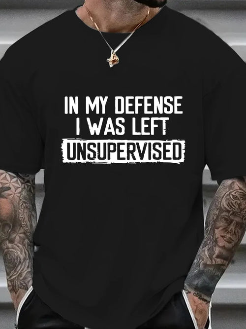 Lämnad utan tillsyn. Rolig tröja